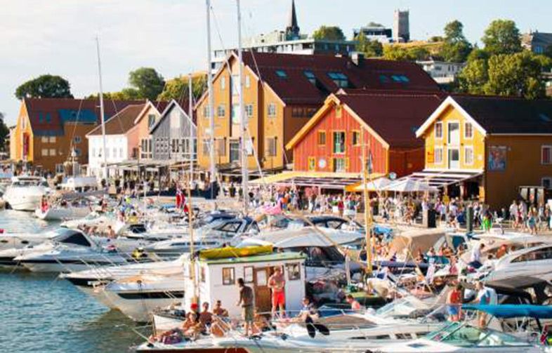 Brygga i Tønsberg. Foto: visitnorway.no
